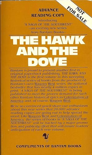 Image du vendeur pour THE HAWK AND THE DOVE ~ A Saga Of The Southwest Volume I mis en vente par SCENE OF THE CRIME 