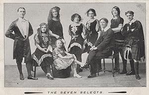 The Seven Selects Scottish Wild Fashion Theatre Antique Postcard