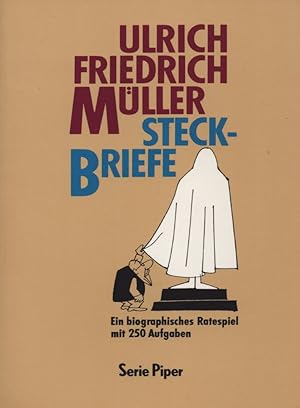 Bild des Verkufers fr Steckbriefe: Ein biographisches Ratespiel mit 250 Aufgaben. Ill. v. Paul Flora. zum Verkauf von Buch von den Driesch