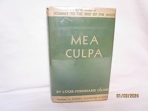 Imagen del vendedor de Mea Culpa & the Life and Work of Semmelweis a la venta por curtis paul books, inc.