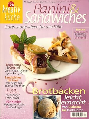 Imagen del vendedor de Meine Familie & ich - Kreativ Kche 2/2004: Panini & Sandwiches. a la venta por Buch von den Driesch