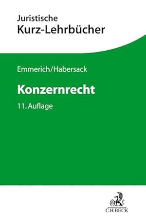 Image du vendeur pour Konzernrecht (Kurzlehrbcher fr das Juristische Studium) mis en vente par buchlando-buchankauf