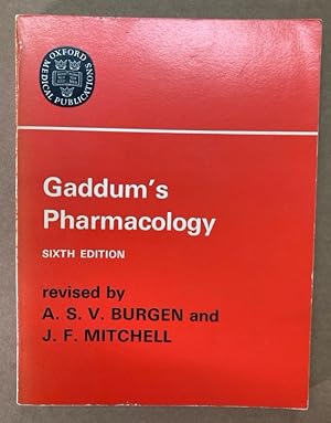 Bild des Verkufers fr Gaddum's Pharmacology. Sixth Edition. zum Verkauf von Plurabelle Books Ltd