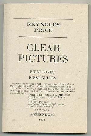 Bild des Verkufers fr Clear Pictures: First Loves, First Guides zum Verkauf von Between the Covers-Rare Books, Inc. ABAA