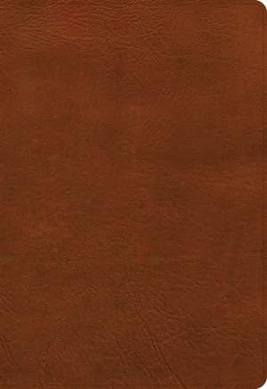 Image du vendeur pour NASB Super Giant Print Reference Bible, Burnt Sienna LeatherTouch by Holman Bible Publishers [Imitation Leather ] mis en vente par booksXpress