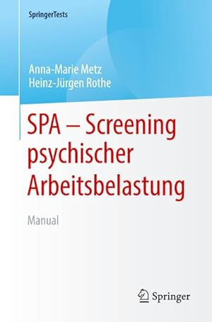 Seller image for SPA - Screening psychischer Arbeitsbelastung for sale by Wegmann1855