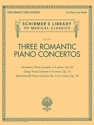 Bild des Verkufers fr Three Romantic Piano Concertos zum Verkauf von moluna