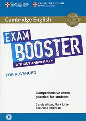 Seller image for Cambridge English Exam Booster for Advanced without Answer Key with Audio: Comprehensive Exam Practice for Students (Cambridge English Exam Boosters) [Soft Cover ] for sale by booksXpress