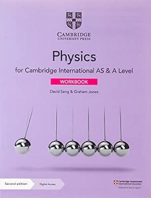 Immagine del venditore per Cambridge International AS & A Level Physics Workbook with Digital Access (2 Years) by Sang, David, Jones, Graham [Paperback ] venduto da booksXpress