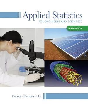 Seller image for Applied Statistics for Engineers and Scientists by Devore, Jay L., Farnum, Nicholas R., Doi, Jimmy A. [Hardcover ] for sale by booksXpress