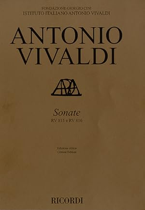Bild des Verkufers fr Sonate RV 815 e RV 816 per Violino e BC zum Verkauf von moluna