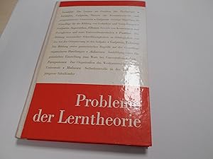 Bild des Verkufers fr Probleme der Lerntheorie zum Verkauf von Antiquariat Machte-Buch