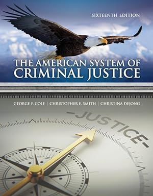 Bild des Verkufers fr The American System of Criminal Justice zum Verkauf von moluna