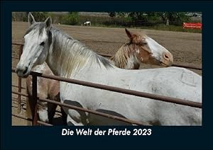 Seller image for Die Welt der Pferde 2023 Fotokalender DIN A5 for sale by moluna