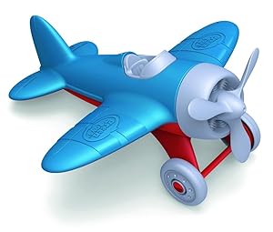 Bild des Verkufers fr Sport-Flugzeug mit blauen Tragflaechen zum Verkauf von moluna