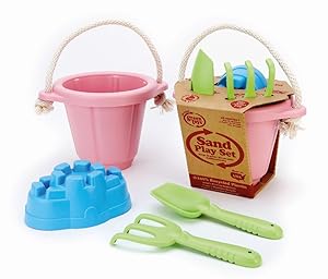 Bild des Verkufers fr Sandspielzeug mit rosa Eimer 4 Teile zum Verkauf von moluna