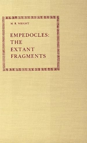 Imagen del vendedor de Empedocles, the Extant Fragments a la venta por GreatBookPricesUK
