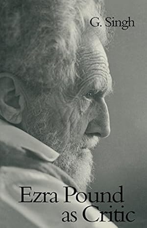 Immagine del venditore per Ezra Pound as Critic by Singh, G. [Paperback ] venduto da booksXpress