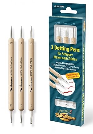 Malen nach Zahlen - 3 Dotting Pen´s doppelseitig