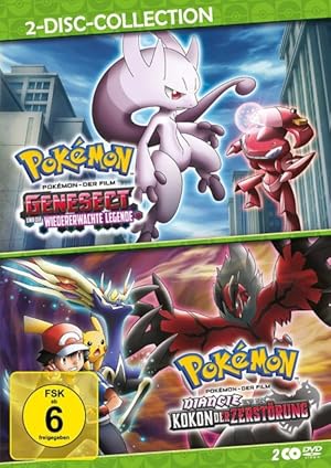 Pokémon - Genesect und die wiedererwachte Legende / Diancie und der Kokon der Zerstoerung, 2 DVD