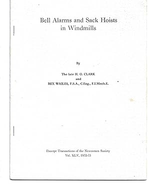 Imagen del vendedor de Bell Alarms and Sack Hoists in Windmills a la venta por MAE Books