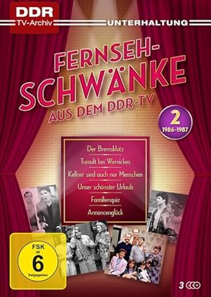 Bild des Verkufers fr Fernsehschwaenke aus dem DDR-TV - 1986-87. Box.2, 3 DVD zum Verkauf von moluna