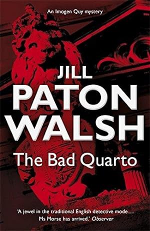 Seller image for The Bad Quarto (Imogen Quy Mystery 4): A Gripping Cambridge Murder Mystery (Imogen Quy Mysteries) for sale by WeBuyBooks 2