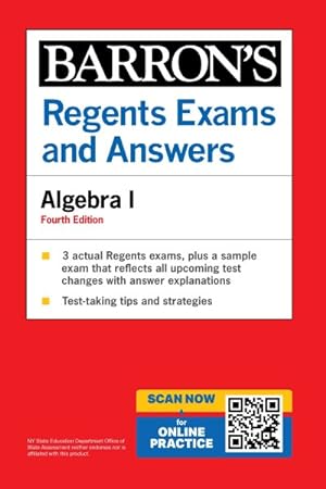 Seller image for Barron's Regents Exams and Answers : Algebra I for sale by GreatBookPrices