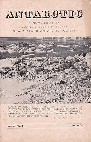 Bild des Verkufers fr Antarctic - Who was the Antarctic Archer / First into the Ross Sea - vol. 6, n 6, June 1972 zum Verkauf von Pare Yannick