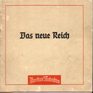 Das neue Reich. Ein Atlas des Deutschen Reiches nach dem Gesetz zur Reichreform vom 30. Januar 19...