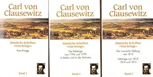 Sämtliche Schriften vom Kriege in 3 Bänden;Herausgegeben von Wolfgang von Seidlitz
