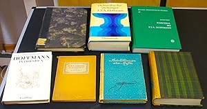 Immagine del venditore per 7 Bcher zu / ber E.T.A. Hoffmann: Eine psychopraphische Individualanalyse + Dichter ber ihre Dichtungen + Schicksal bei E.T:.A. Hoffmann + Hoffmann in Dresden + E.T.A. Hoffmanns Gespensterspiel + Betrachtungen ber Musik + Dmon Kunst - Das Leben des E.T.A. Hoffmann venduto da travelling-salesman