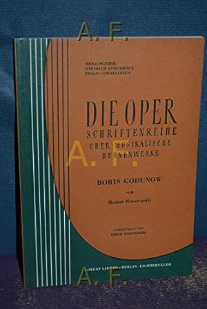 Imagen del vendedor de Die Oper Schriftenreihe ber musikalische Bhnenwerke - Boris Godunow v. Modest Mussorgskij. a la venta por Ammareal