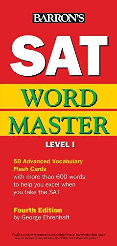 Seller image for SAT Wordmaster, Level I by Ehrenhaft Ed. D., George [Cards ] for sale by booksXpress