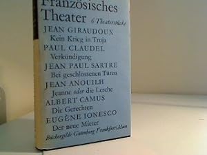 Imagen del vendedor de Franzsisches Theater : 6 Theaterstcke. Mit e. Nachw. von a la venta por Ammareal