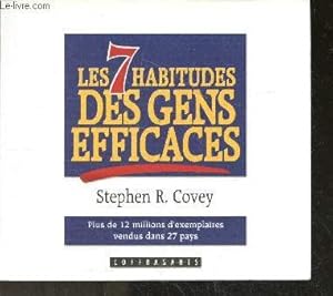 Bild des Verkufers fr Les sept habitudes des gens efficaces - livret + 1 CD (normalement 2 CD, mais 1 CD manquant) zum Verkauf von Le-Livre