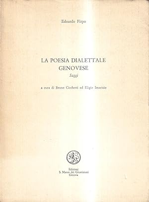 La poesia dialettale genovese. Saggi