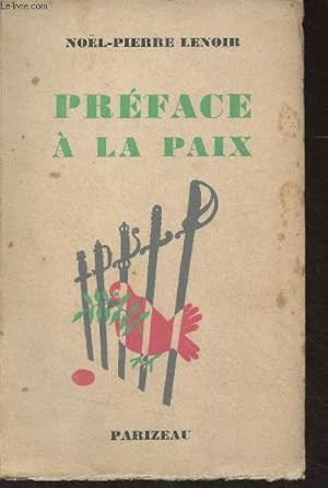 Immagine del venditore per Prface  la paix venduto da Le-Livre