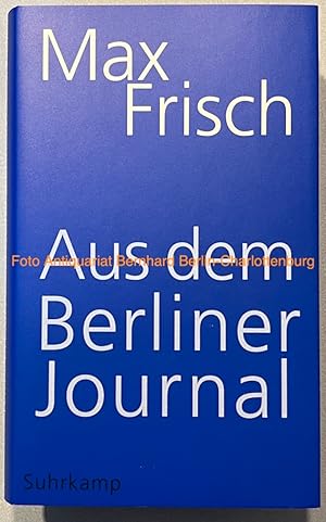 Seller image for Aus dem Berliner Journal for sale by Antiquariat Bernhard
