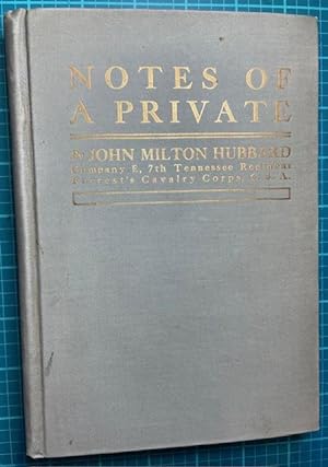 NOTES OF A PRIVATE (7th Tennessee Cavalry CSA Regimental History) (Inscribed by Author)