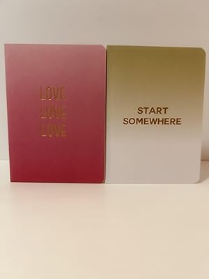 Nobebooks: Love Love Love AND Start Somewhere [2 VOLUME SET] [STILL IN ORIGINALL PLASTIC WRAPPING]