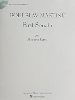 Bild des Verkufers fr First Sonata for Flute and Piano - Book/Accompaniment CD by Bohuslav Martinu [Paperback ] zum Verkauf von booksXpress