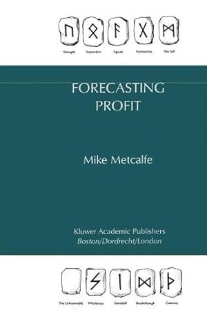 Seller image for Forecasting Profit by Metcalfe, Mike [Paperback ] for sale by booksXpress