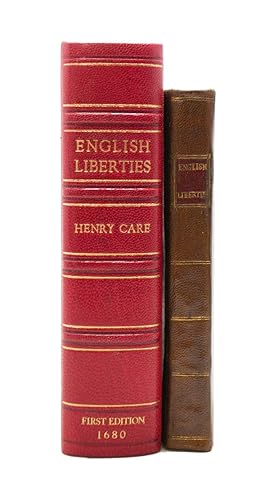 Bild des Verkufers fr English Liberties: Or, the Free-born Subject's Inheritance Containing, I. Magna Charta, the Petition of Right, the Habeas Corpus Act; and divers other most useful statutes: with large comments upon each of them. II. The proceedings in appeals of murther; the work and power of parliaments; the qualifications necessary for such as should be chosen to that great trust. Plain directions for all persons concerned in ecclesiastical courts; and how to prevent or take off the writ De Excommunicato Capiendo. As also the oath and duty of grand and petty juries. III. All the laws against conventicles and Protestant dissenters with notes, and directions both to constables and others concern'd, thereupon; and an abstract of all the laws against papists. zum Verkauf von Heritage Book Shop, ABAA