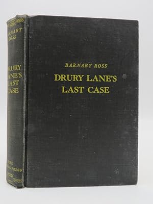Bild des Verkufers fr DRURY LANE'S LAST CASE zum Verkauf von Sage Rare & Collectible Books, IOBA