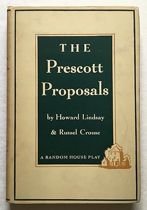 Imagen del vendedor de The Prescott Proposals. a la venta por Monkey House Books