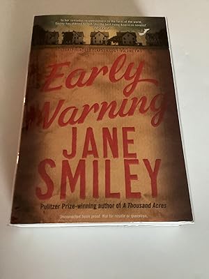 Seller image for Early Warning (British Uncorrected Proof) for sale by Brothers' Fine and Collectible Books, IOBA