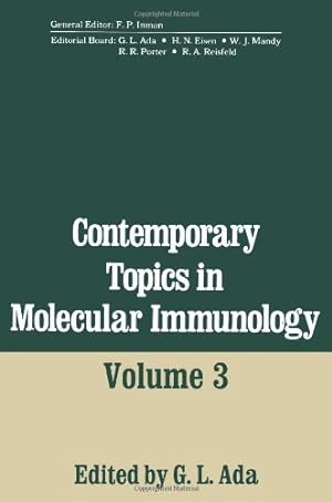 Seller image for Contemporary Topics in Molecular Immunology: Volume 3 [Paperback ] for sale by booksXpress