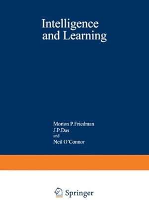 Seller image for Intelligence and Learning (Nato Conference Series / III Human Factors) (Nato Conference Series (14)) by Friedman, Morton [Paperback ] for sale by booksXpress