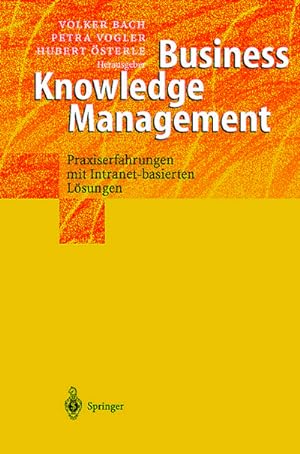 Bild des Verkufers fr Business Knowledge Management zum Verkauf von BuchWeltWeit Ludwig Meier e.K.
